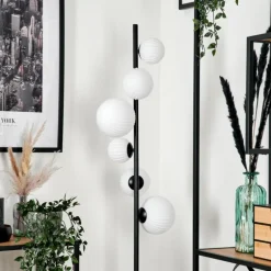 Lampadaire - Verre 10 cm, 12 cm, 15 cm Remaisnil Blanc, 6 lumières