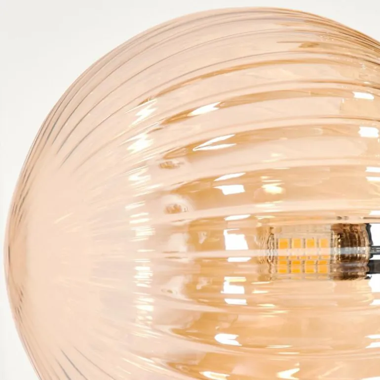 Lampadaire - Verre 10 cm, 12 cm, 15 cm Remaisnil Ambre, 6 lumières