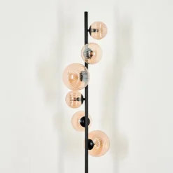 Lampadaire - Verre 10 cm, 12 cm, 15 cm Remaisnil Ambre, 6 lumières