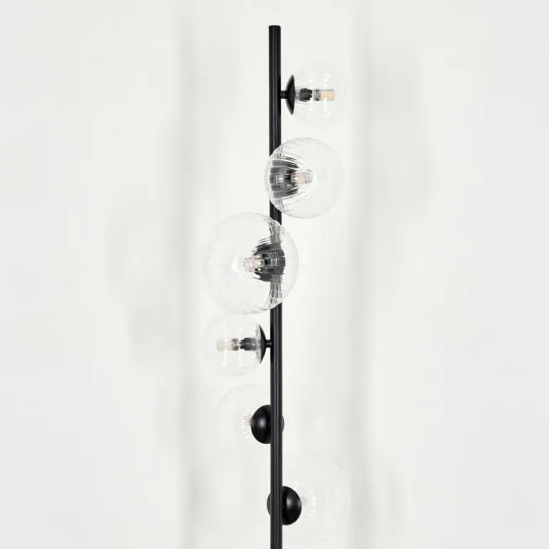 Lampadaire - Verre 10 cm, 12 cm, 15 cm Remaisnil Clair, 6 lumières