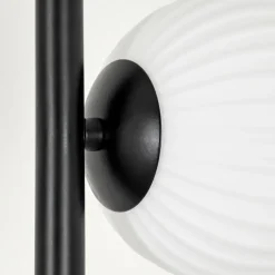 Lampadaire - Verre 10 cm, 12 cm Remaisnil Blanc, 3 lumières