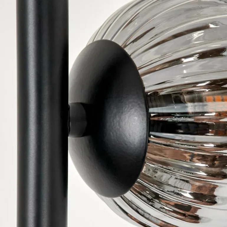 Lampadaire - Verre 10 cm, 12 cm Remaisnil Ambre, Clair, 5 lumières
