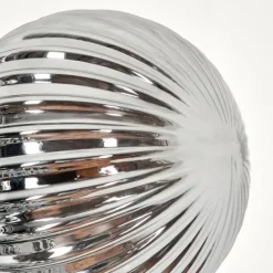 Lampadaire - Verre 12 cm, 15 cm Remaisnil Noir, 3 lumières