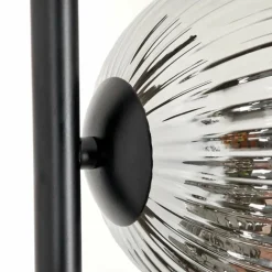 Lampadaire - Verre 12 cm, 15 cm Remaisnil Noir, 5 lumières