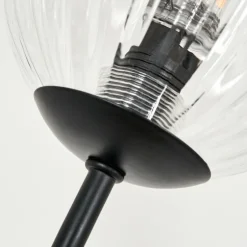 Lampadaire - Verre 10 cm Bernado Clair, 3 lumières