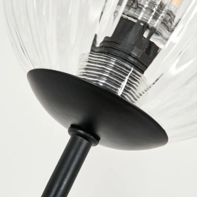 Lampadaire - Verre 10 cm Bernado Clair, 3 lumières
