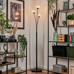 Lampadaire - Verre 10 cm Bernado Clair, 3 lumières