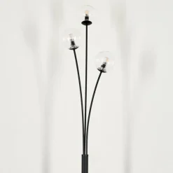 Lampadaire - Verre 10 cm Bernado Clair, 3 lumières