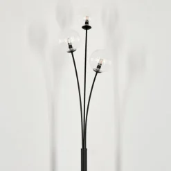 Lampadaire - Verre 12 cm Bernado Clair, 3 lumières