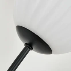 Lampadaire - Verre 10 cm Bernado Blanc, 3 lumières