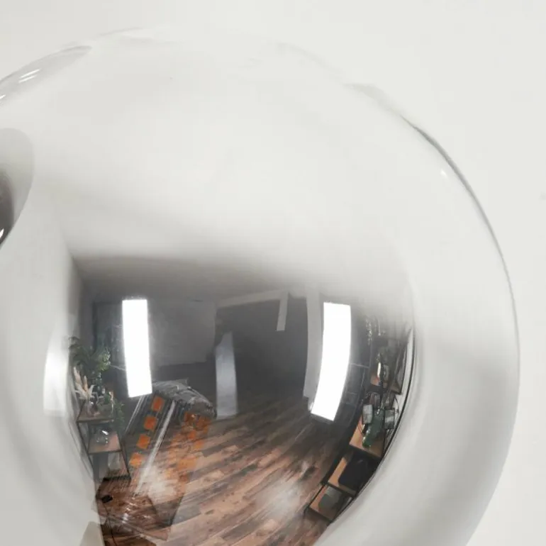 Lampadaire - Verre 15 cm Bernado Clair, Fumé, 3 lumières