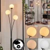 Lampadaire - Verre 10 cm Bernado Blanc, 3 lumières