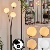 Lampadaire - Verre 12 cm Bernado Blanc, 3 lumières