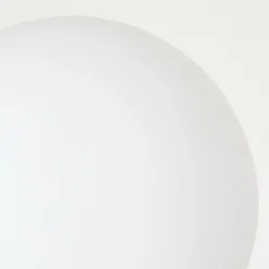 Lampadaire - Verre 12 cm Bernado Blanc, 3 lumières