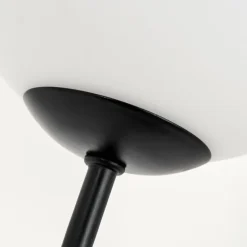 Lampadaire - Verre 12 cm Bernado Blanc, 3 lumières