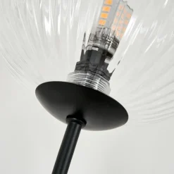Lampadaire - Verre 15 cm Bernado Clair, 3 lumières
