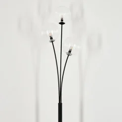 Lampadaire - Verre 15 cm Bernado Clair, 3 lumières