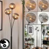 Lampadaire - Verre 15 cm Bernado Fumé, 3 lumières