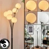 Lampadaire - Verre 12 cm Bernado Blanc, 6 lumières