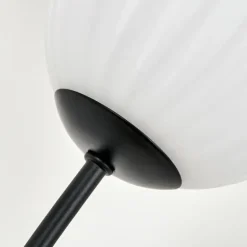 Lampadaire - Verre 10 cm Bernado Blanc, 6 lumières
