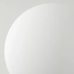 Lampadaire - Verre 10 cm Bernado Blanc, 6 lumières