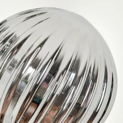 Lampadaire - Verre 10 cm Bernado Fumé, 5 lumières