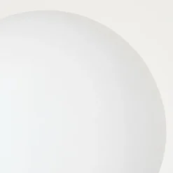 Lampadaire - Verre 12 cm Bernado Blanc, 6 lumières