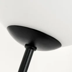 Lampadaire - Verre 12 cm Bernado Blanc, 6 lumières