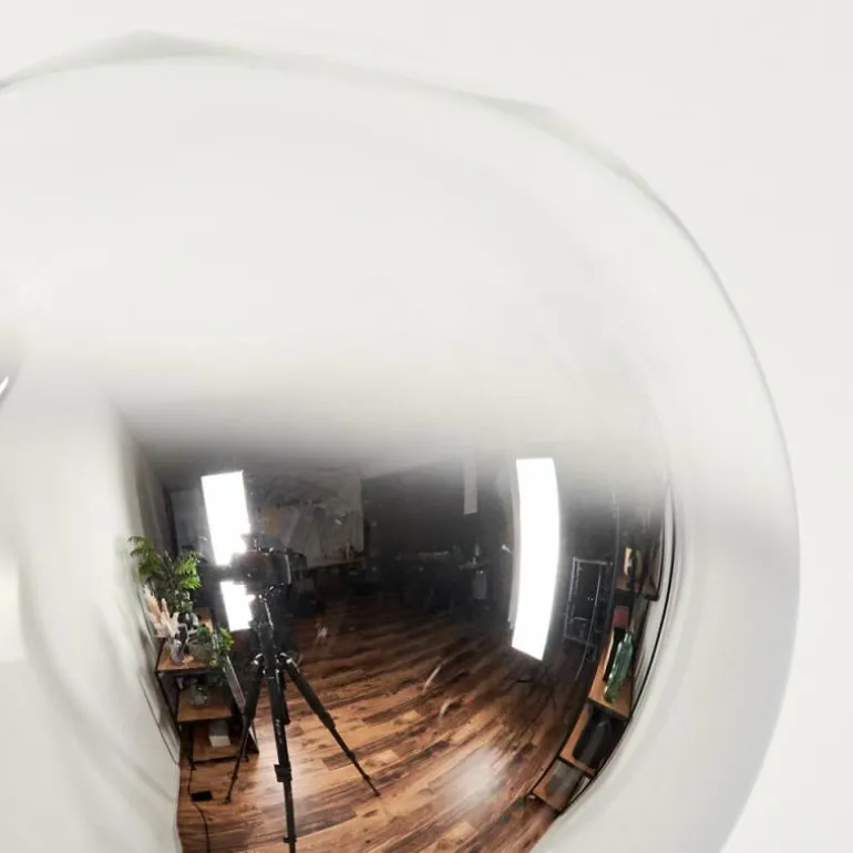 Lampadaire - Verre 12 cm Bernado Clair, Fumé, 3 lumières