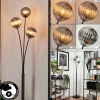 Lampadaire - Verre 12 cm Bernado Fumé, 3 lumières