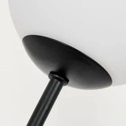 Lampadaire - Verre 10 cm Bernado Blanc, 5 lumières