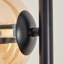 Lampadaire - Verre 15 cm Gastor Ambre, 3 lumières