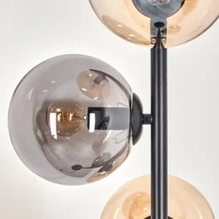 Lampadaire - Verre 15 cm Gastor Ambre, Fumé, 4 lumières