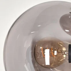 Lampadaire - Verre 15 cm Gastor Fumé, 4 lumières