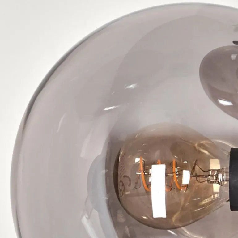 Lampadaire - Verre 15 cm Gastor Fumé, 4 lumières