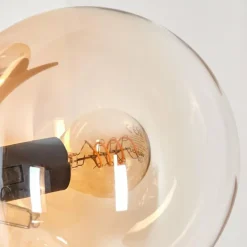 Lampadaire - Verre 15 cm Gastor Ambre, Clair, 3 lumières
