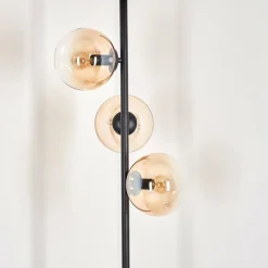 Lampadaire - Verre 15 cm Gastor Ambre, Clair, 3 lumières
