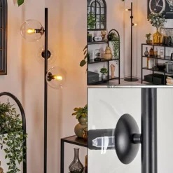 Lampadaire - Verre 15 cm Gastor Clair, 3 lumières