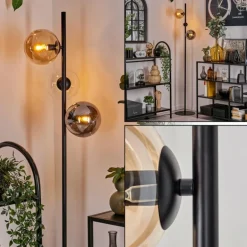 Lampadaire - Verre 15 cm Gastor Ambre, Clair, Fumé, 3 lumières