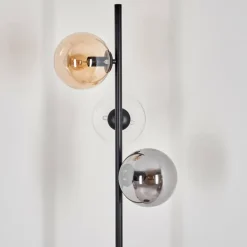 Lampadaire - Verre 15 cm Gastor Ambre, Clair, Fumé, 3 lumières