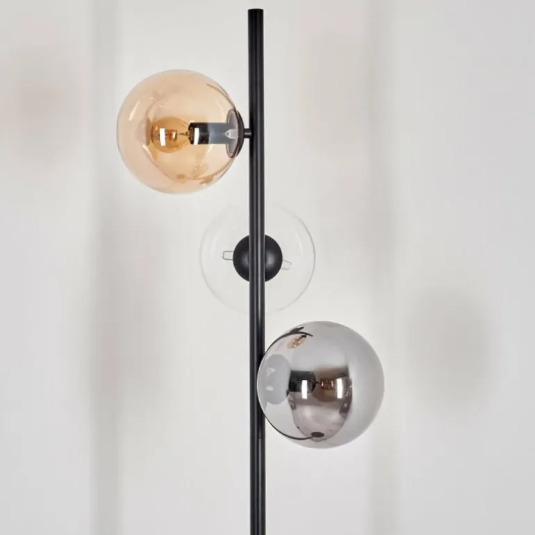 Lampadaire - Verre 15 cm Gastor Ambre, Clair, Fumé, 3 lumières