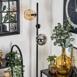 Lampadaire - Verre 15 cm Gastor Ambre, Clair, Fumé, 3 lumières