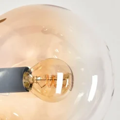 Lampadaire - Verre 15 cm Gastor Ambre, Clair, 4 lumières