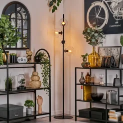Lampadaire - Verre 15 cm Gastor Clair, 4 lumières