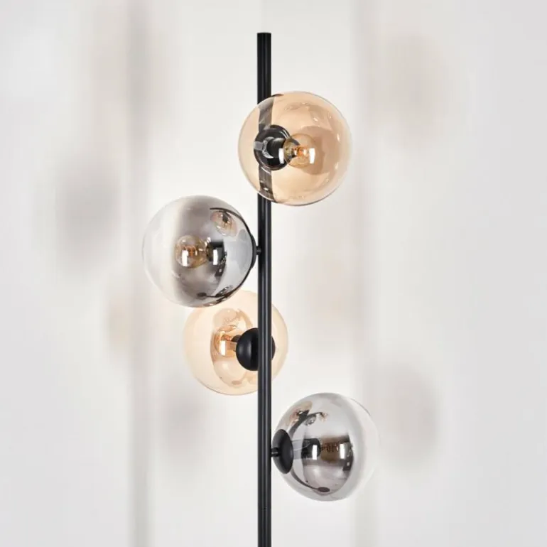 Lampadaire - Verre 15 cm Gastor Ambre, Clair, Fumé, 4 lumières
