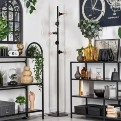 Lampadaire - Verre 15 cm Gastor Clair, 5 lumières