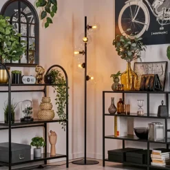 Lampadaire - Verre 15 cm Gastor Clair, 5 lumières