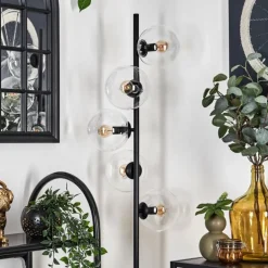 Lampadaire - Verre 15 cm Gastor Clair, 5 lumières