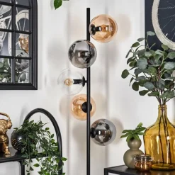 Lampadaire - Verre 15 cm Gastor Ambre, Clair, Fumé, 5 lumières
