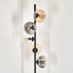 Lampadaire - Verre 15 cm Gastor Ambre, Clair, Fumé, 5 lumières